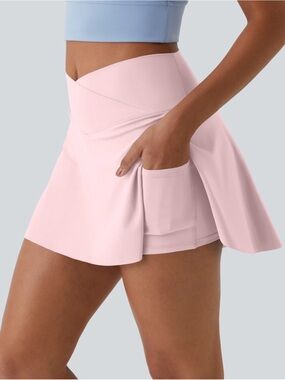 Everyday SoftlyZero Airy Crossover 2-in-1 Side Pocket CoolTouch MiniTennis Skirt